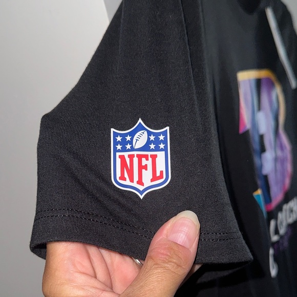 NFL Women’s  Black Crucial Catch T-Shirt - Picture 3 of 5